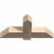 Ekena Millwork Eugene Smooth Timber Gable Bracket, Douglas Fir, 36"W x 16"H x 5 1/2"D x 5 1/2"F, 11/12 Pitch GBW036X16X0606EUG00SDF - alternate 2